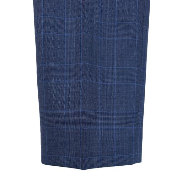 Michael Kors Men's Classic-Fit Stretch Wool Suit Pants Blue Plaid 30x30 NWT - Picture 5 of 6
